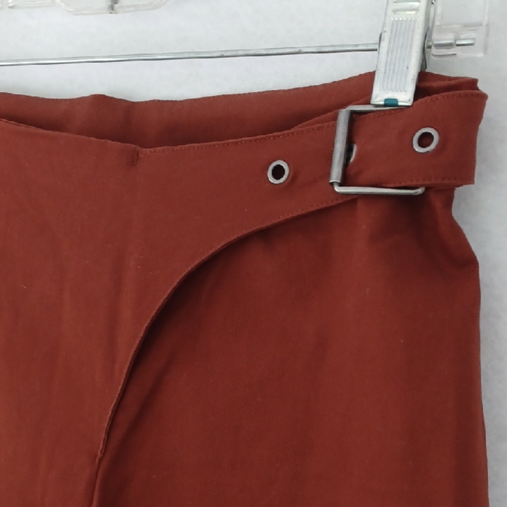 NWOT Rust Red Future Collective Pants By Reese Blutstein Size 0 - Picture 3 of 8